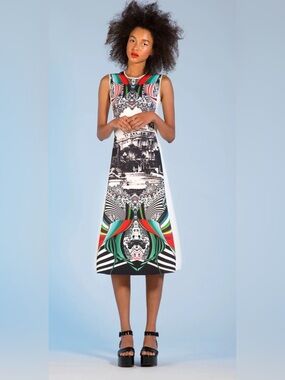 Clover Canyon Graphic Dress From The Resort 2014 Collection